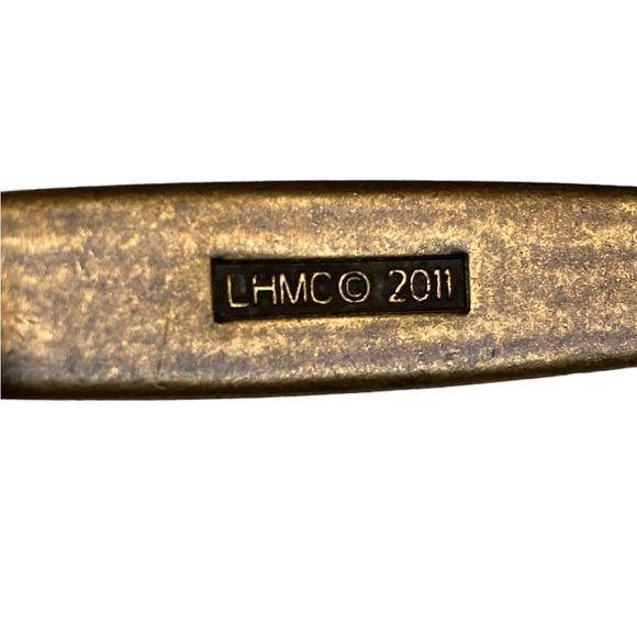 Tumbled Antique Brass 3" Leaf and Vine Cabinet Drawer Pull Handle Lot of 4 - Picture 6 of 6